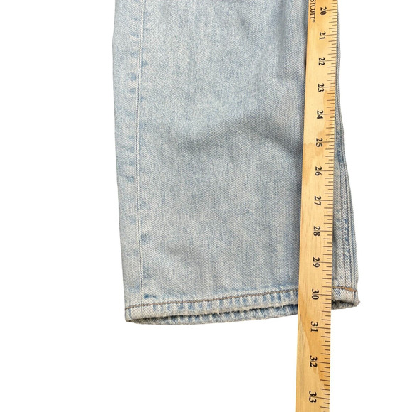 American Eagle Women 6 Highest Rise Baggy Destroyed Thrashed Grunge Stretch Y2K - Picture 3 of 7